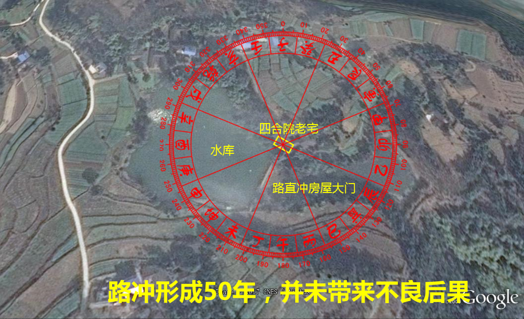 阳宅风水路冲未导致任何意外事故的案例