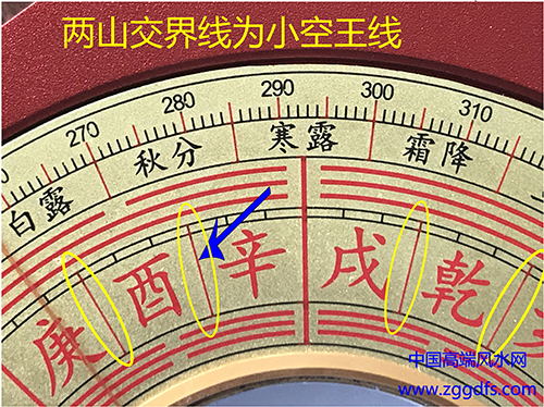 玄空风水认为两山之间的交界线为小空王线