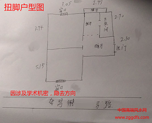 扭脚的阳宅风水户型图